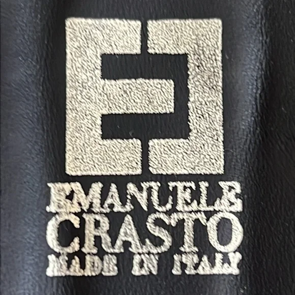 Emanuele Crasto Strappy Crisscross White Sandals Leather EU 39 US 8 - Picture 4 of 15